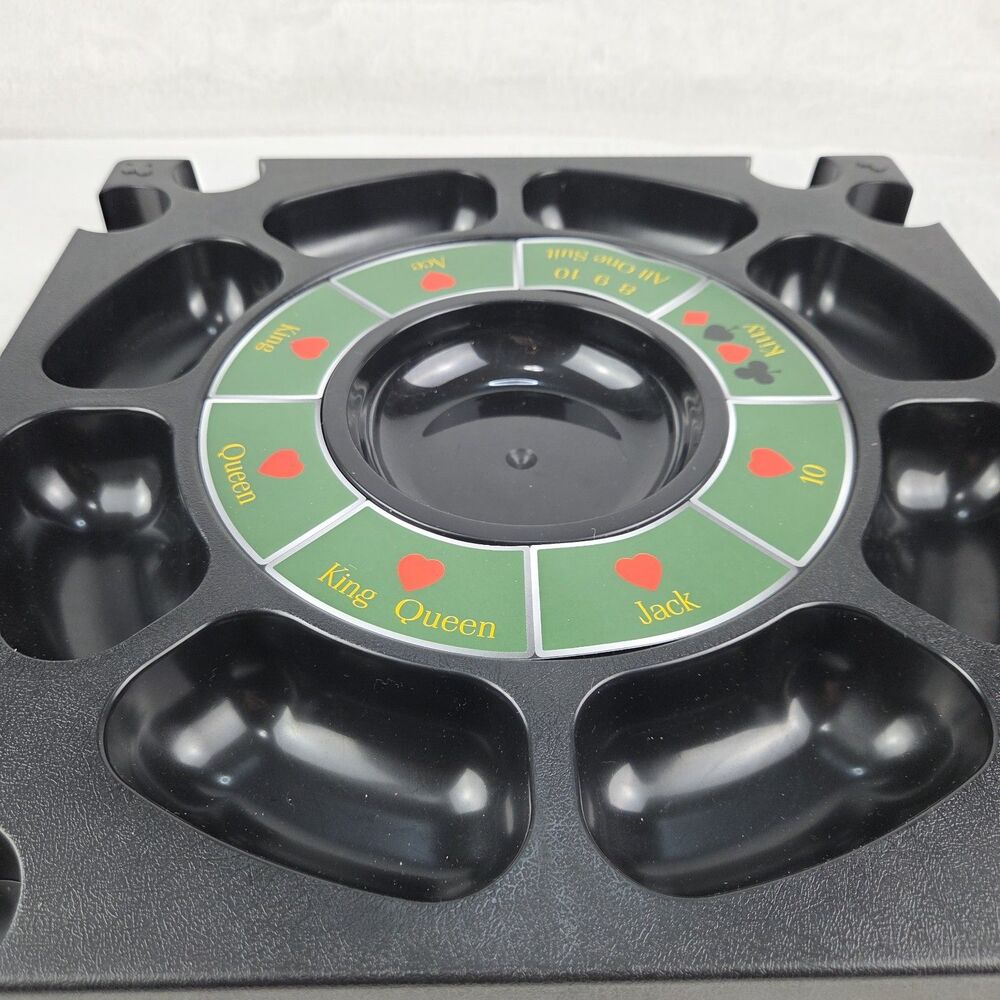 Tripoley Special Edition Rotating Turntable Card Game Cadaco 2000 Complete - Picture 9 of 15